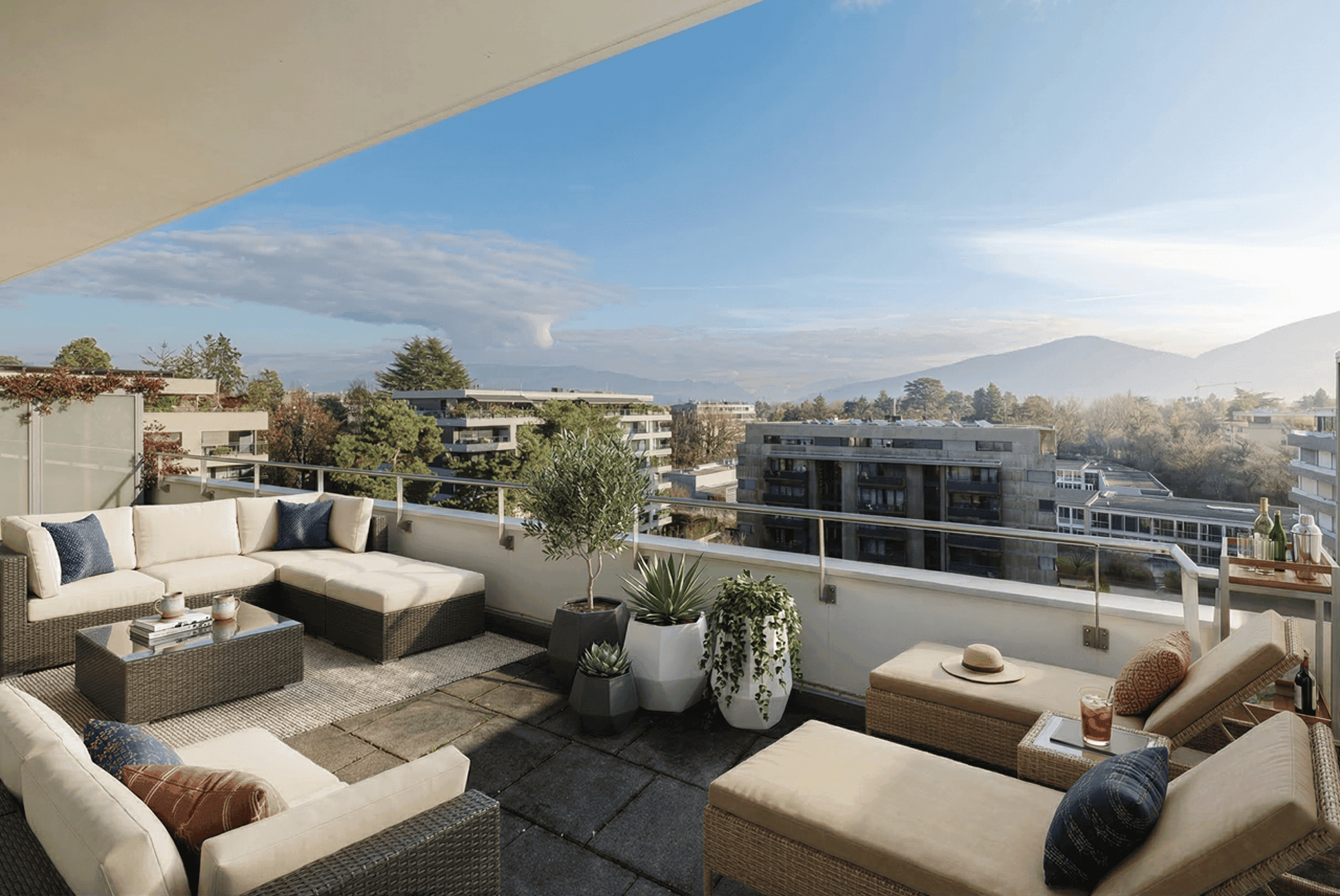 Attique de 5 pièces à Champel