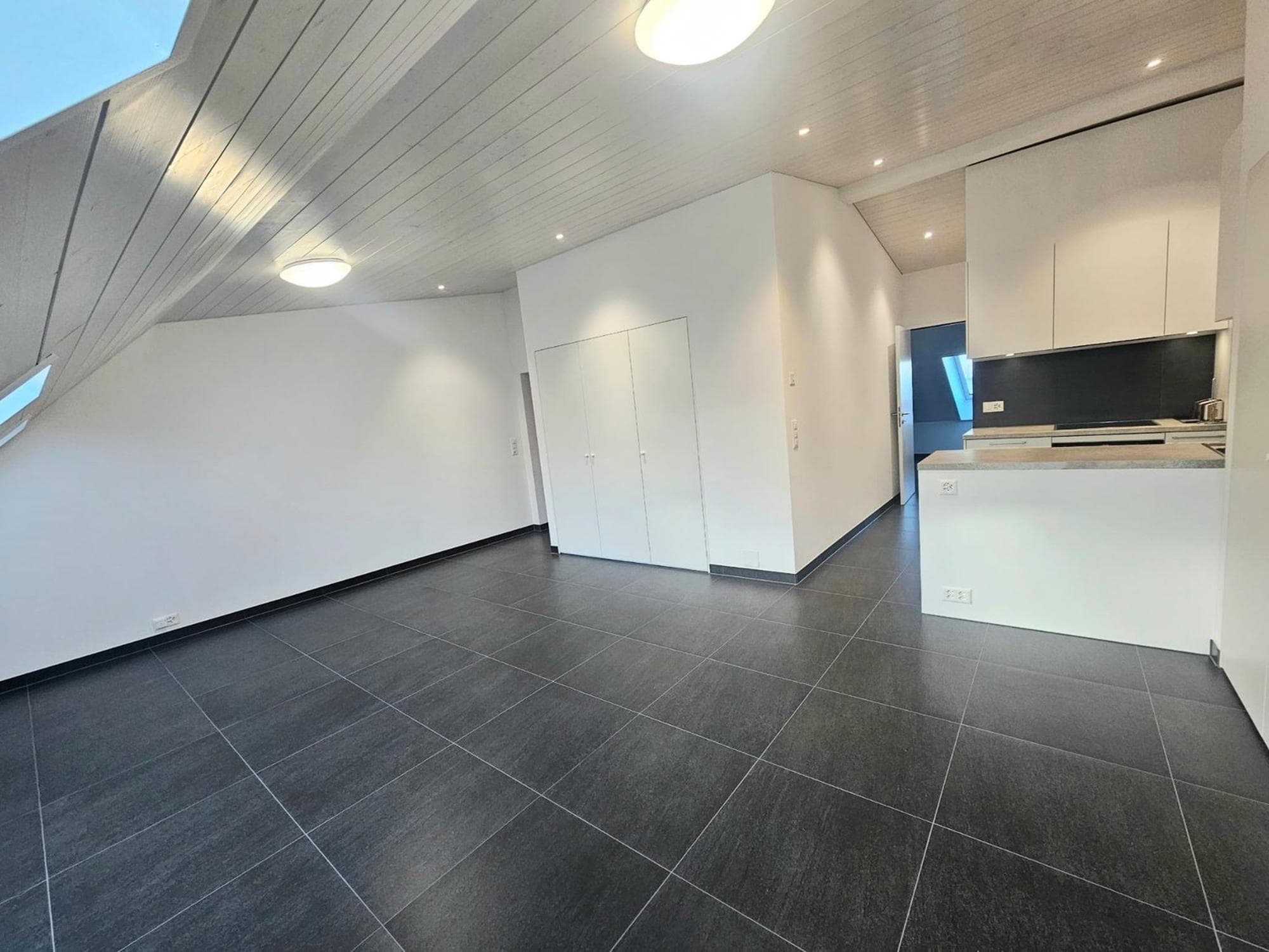 Appartement sous les toits 2.5 pièces avec vue exceptionnelle à Yverdon-les-Bains