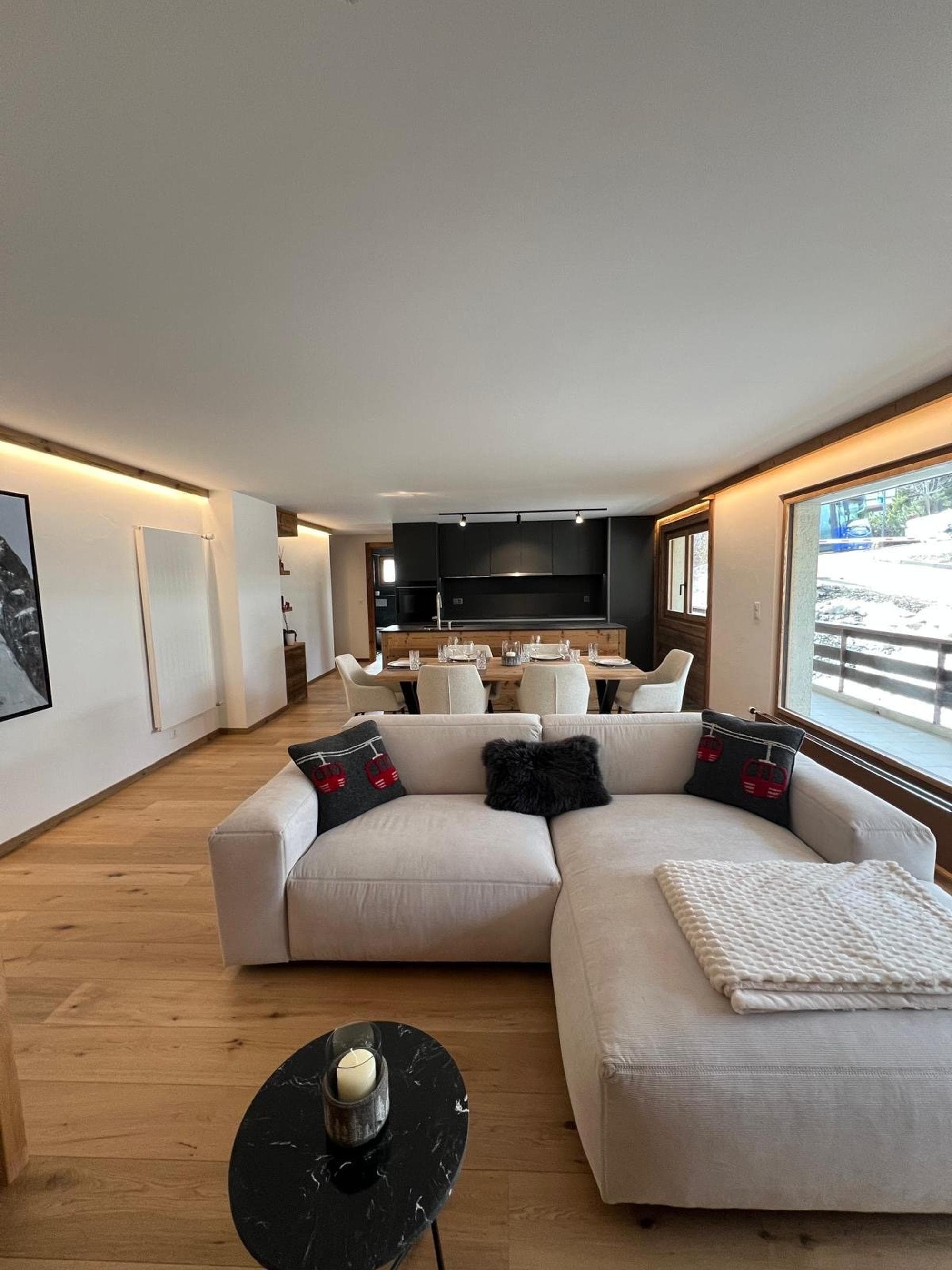 Bel appartement de 2 chambres entièrement rénové au centre de Haute-Nendaz