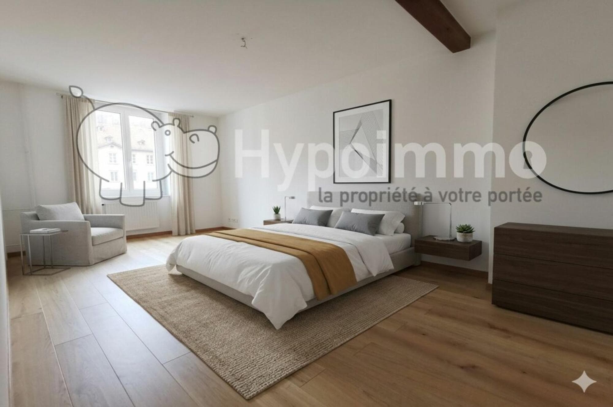 Appartement de 3.5pcs au coeur de la ville
