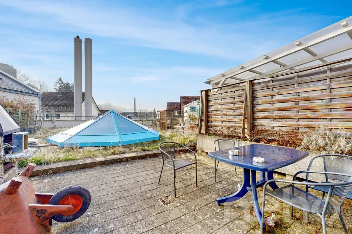 Gemütliches Wohnen auf zwei Etagen mit sonniger Terrasse