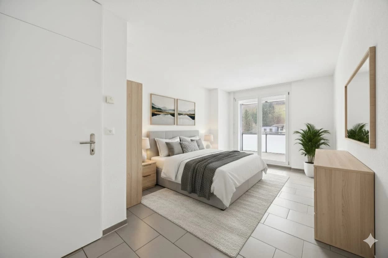 Helle 2.5-Zimmer-Wohnung mit grosser Terrasse!