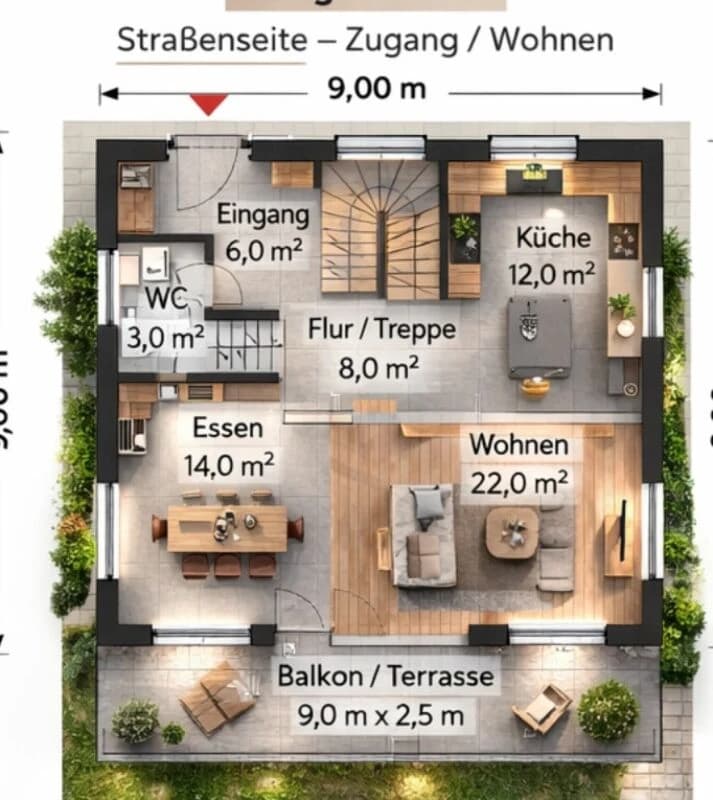 Neubauidee mit einmaliger Aussicht