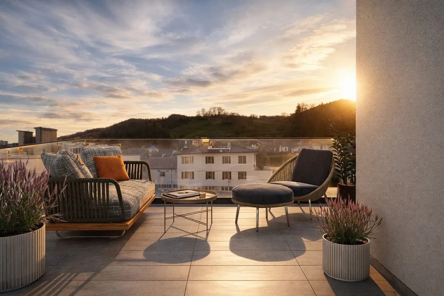 3½-Zimmer Attika mit 49.5 m² Terrasse in Killwangen mieten