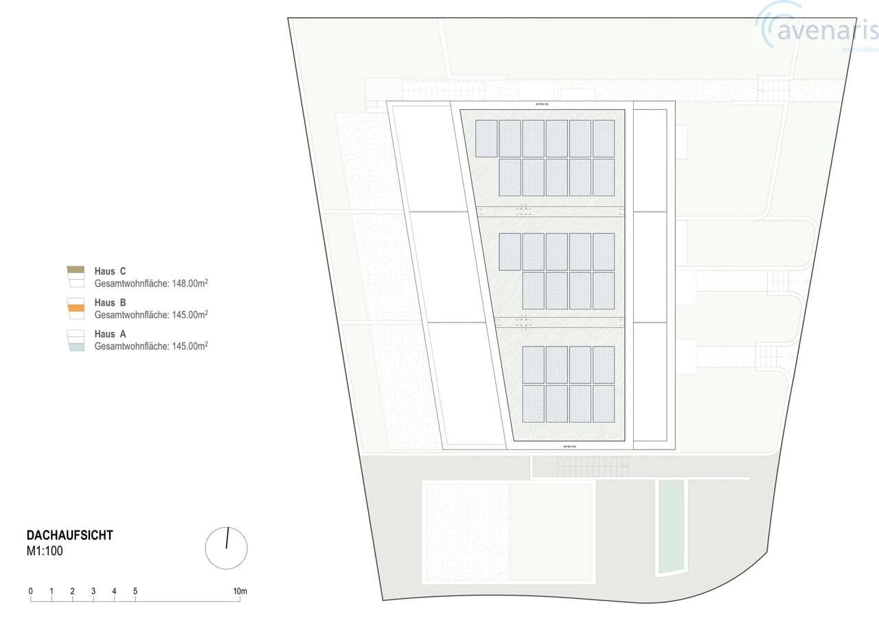 Nur noch ein Haus von drei bewilligten Premium-Reihenhäusern frei