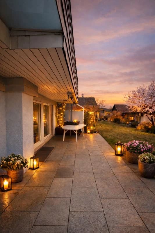 Doppelhaushälfte im beliebten Familienquartier mit Garten