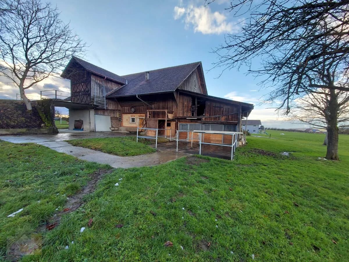 Selbstversorger Stall mit Auslauf für zwei Pferde zusammen