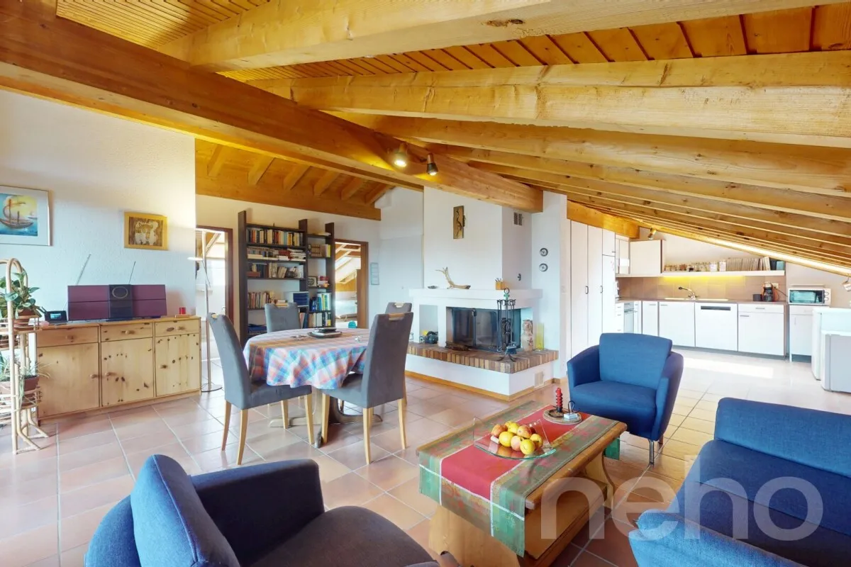 Bel appartement de 3,5 pièces au calme absolu à Savigny