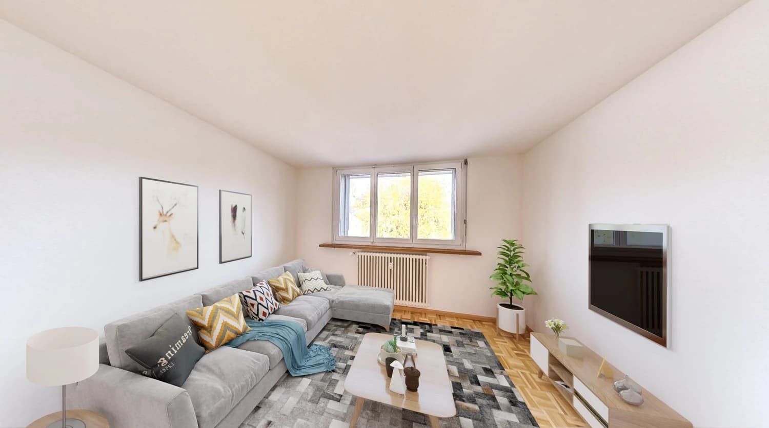 Dachwohnung in ruhiger Liegenschaft