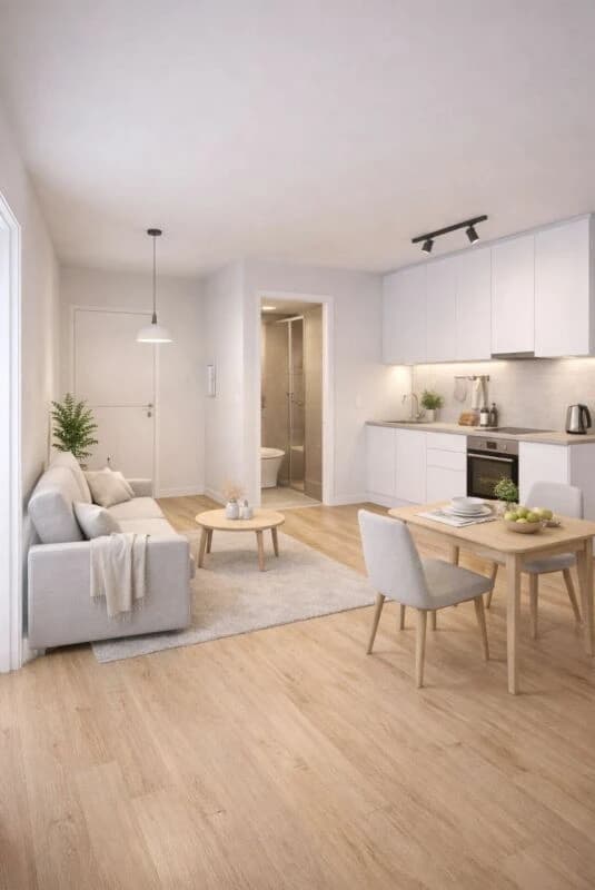 1 Zi. Studio inkl. Internet TV und Möbel Modern Ausgestattet