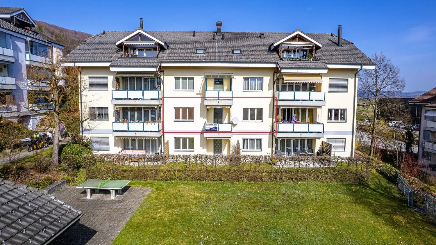 Helle 2.5-Zimmer-Wohnung mit Balkon, zentral in Toffen kaufen