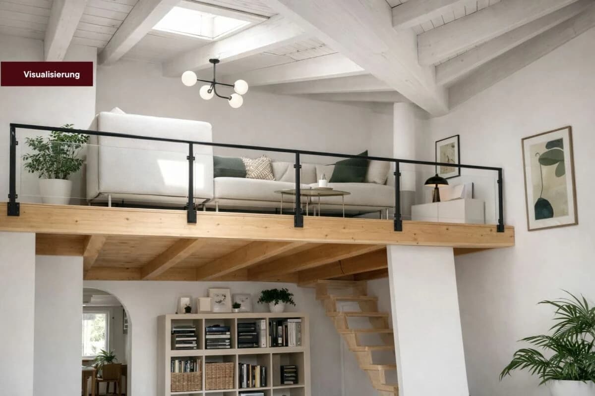 Dachwohnung mit Galerie & 4.4 % Rendite