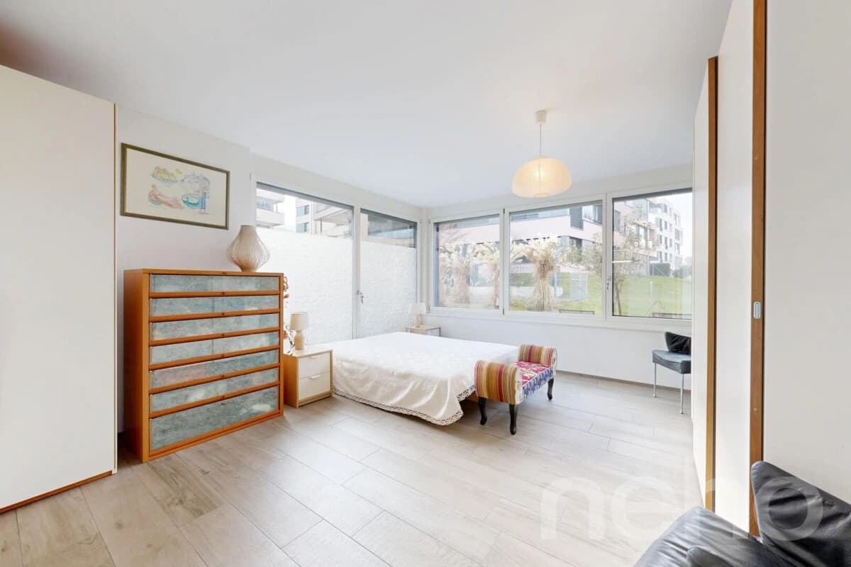 Gartenwohnung mit Seesicht