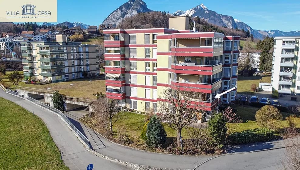 Attraktive Wohnung mit Balkon und idealer Anbindung in Spiez