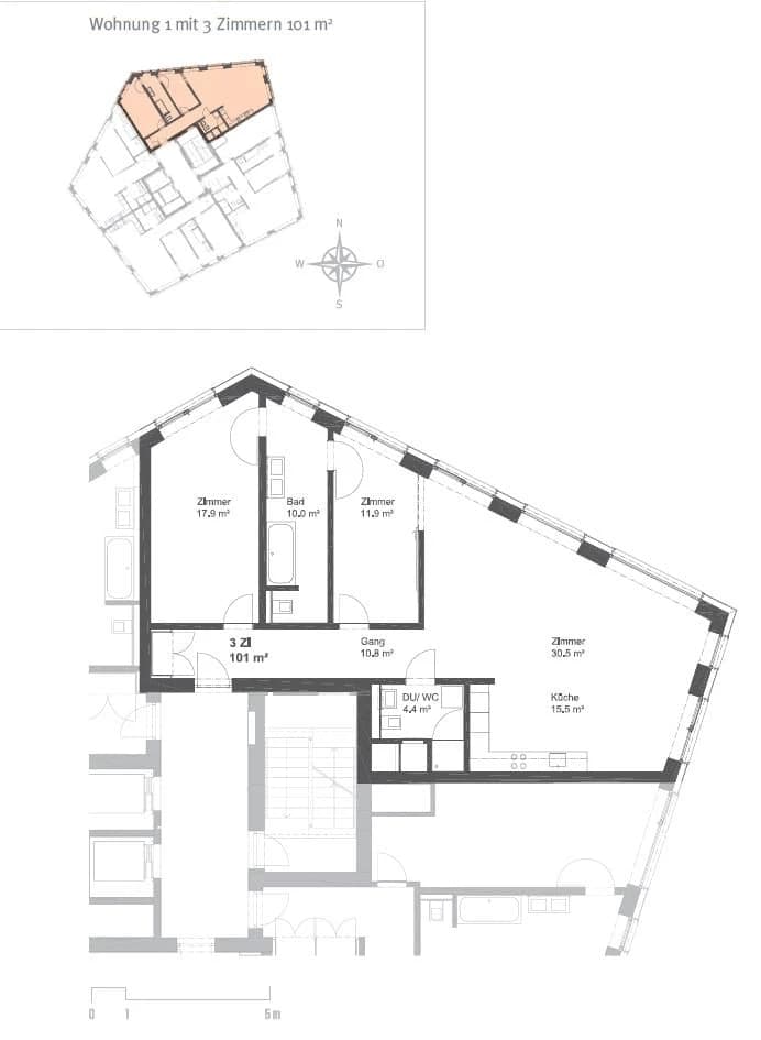 modernes und zentrales Wohnen