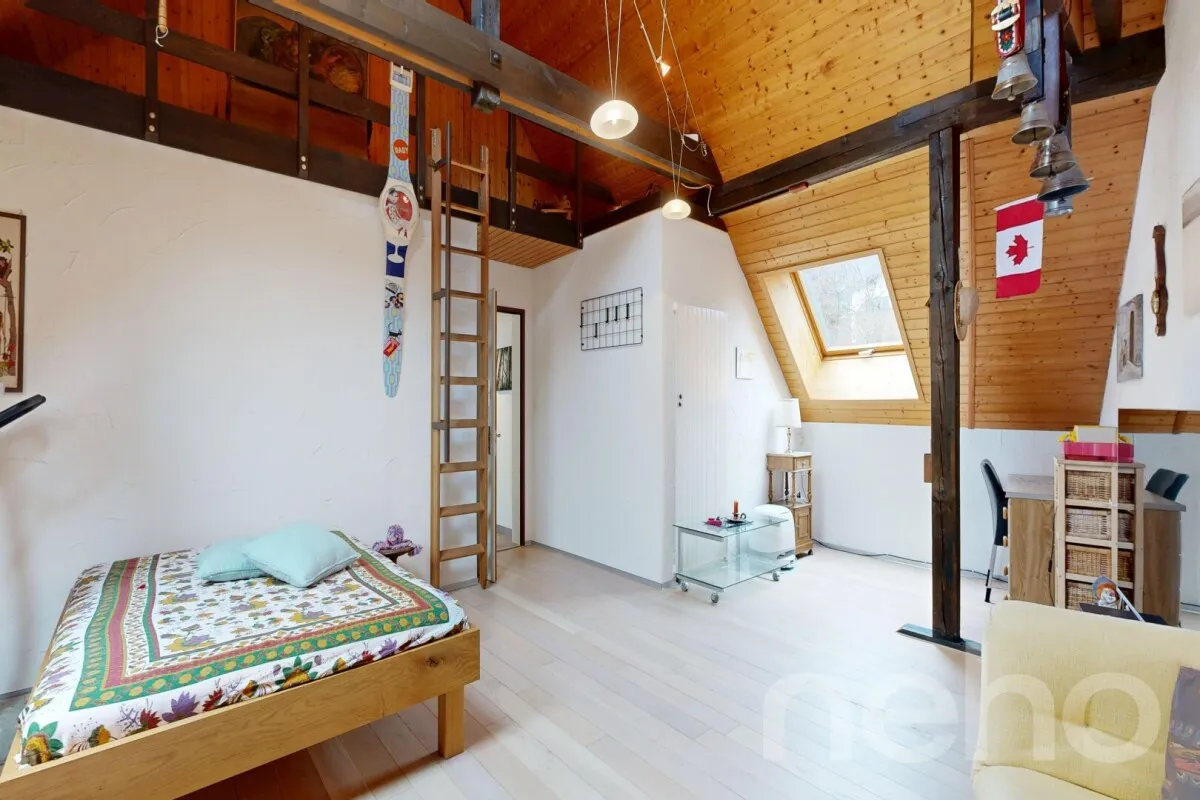 Grosszügige Attikawohnung mit Blick auf die Alpen