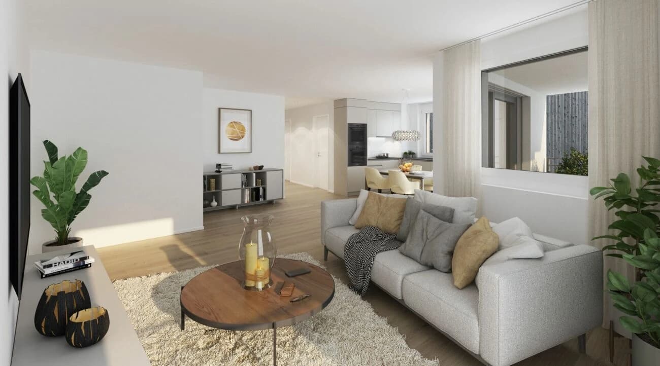 Jenseits des Gewöhnlichen: komfortables Neubauwohnen mitten in Gossau