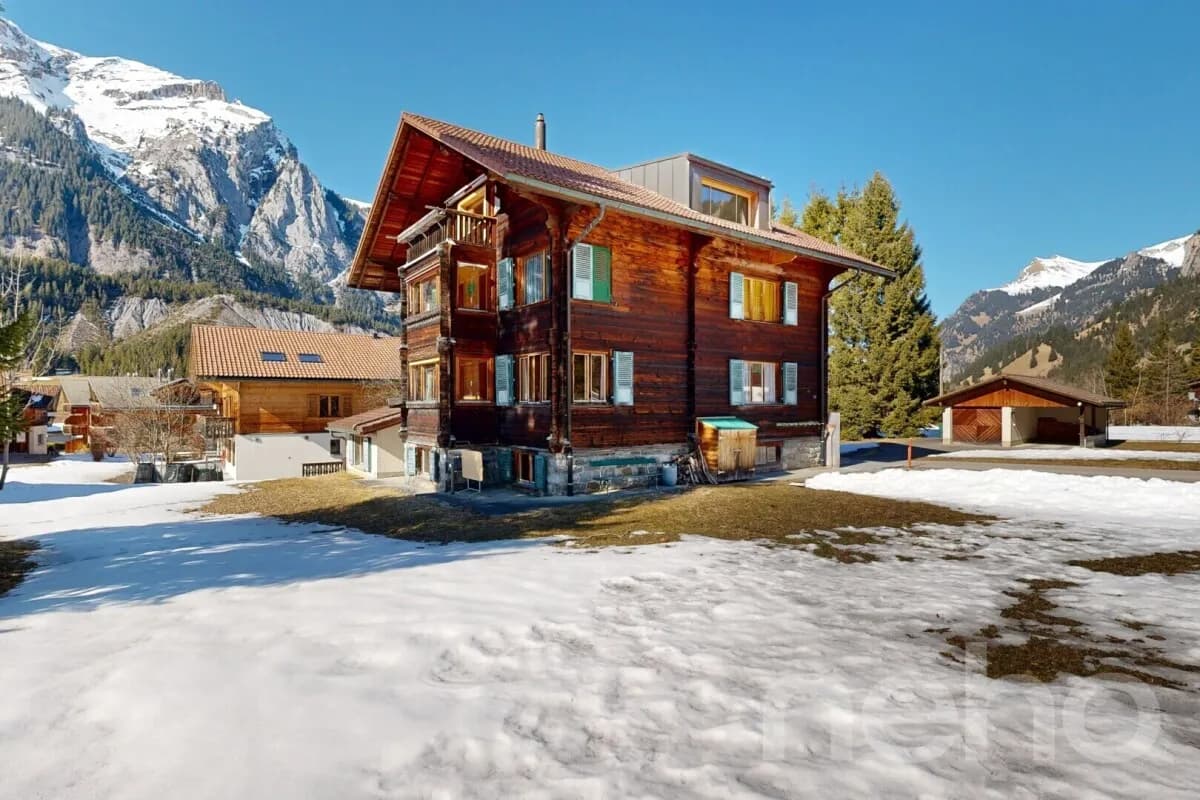 Sonnige 4-Zimmer Wohnung mit Bergsicht in Kandersteg
