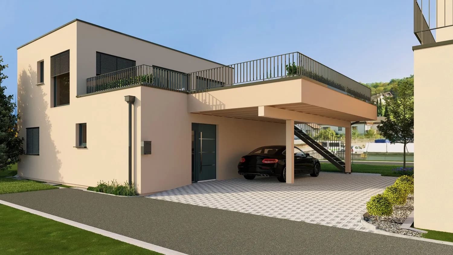 Neubau an sonniger Lage  modernes 5.5-Zimmer-Einfamilienhaus mit viel Licht und grosszügiger Terrasse