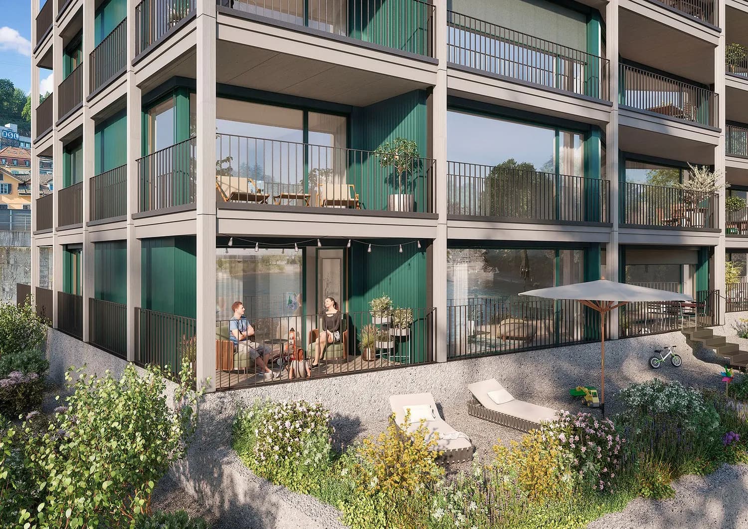 Wohnen mit Reussicht