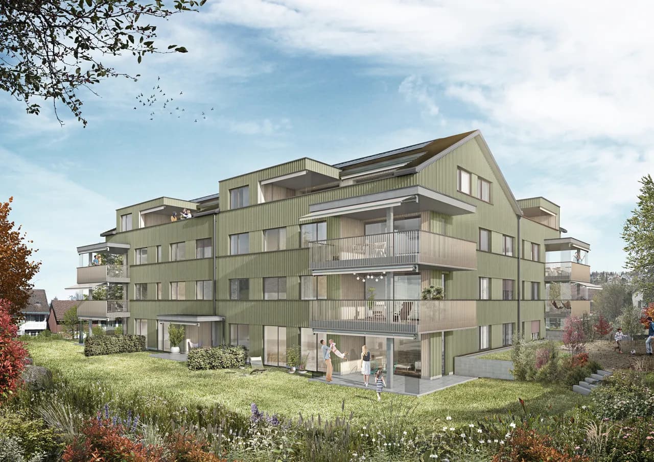 Moderne Familienwohnung mit schönem Garten