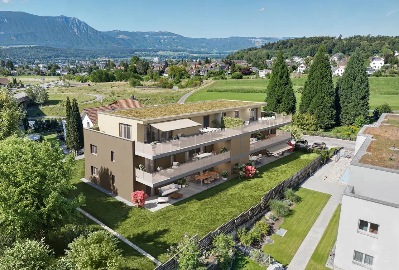 4.5 Z.-Wohnung EG (A), 126 m2 NWF, 35m2 gedeckter Sitzplatz