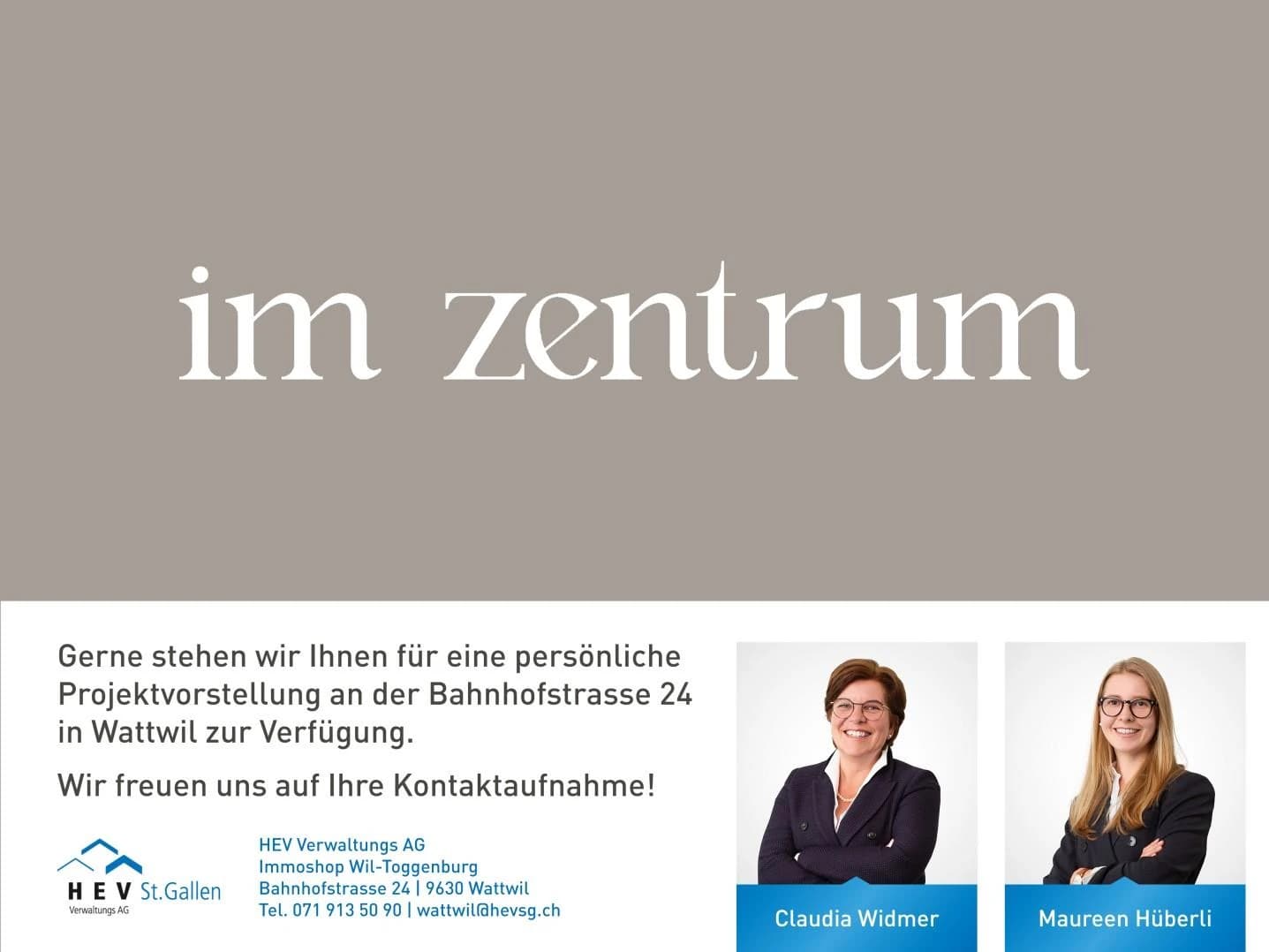 Willkommen «Im Zentrum» - Perfekte Wohnungen für jede Lebensphase!