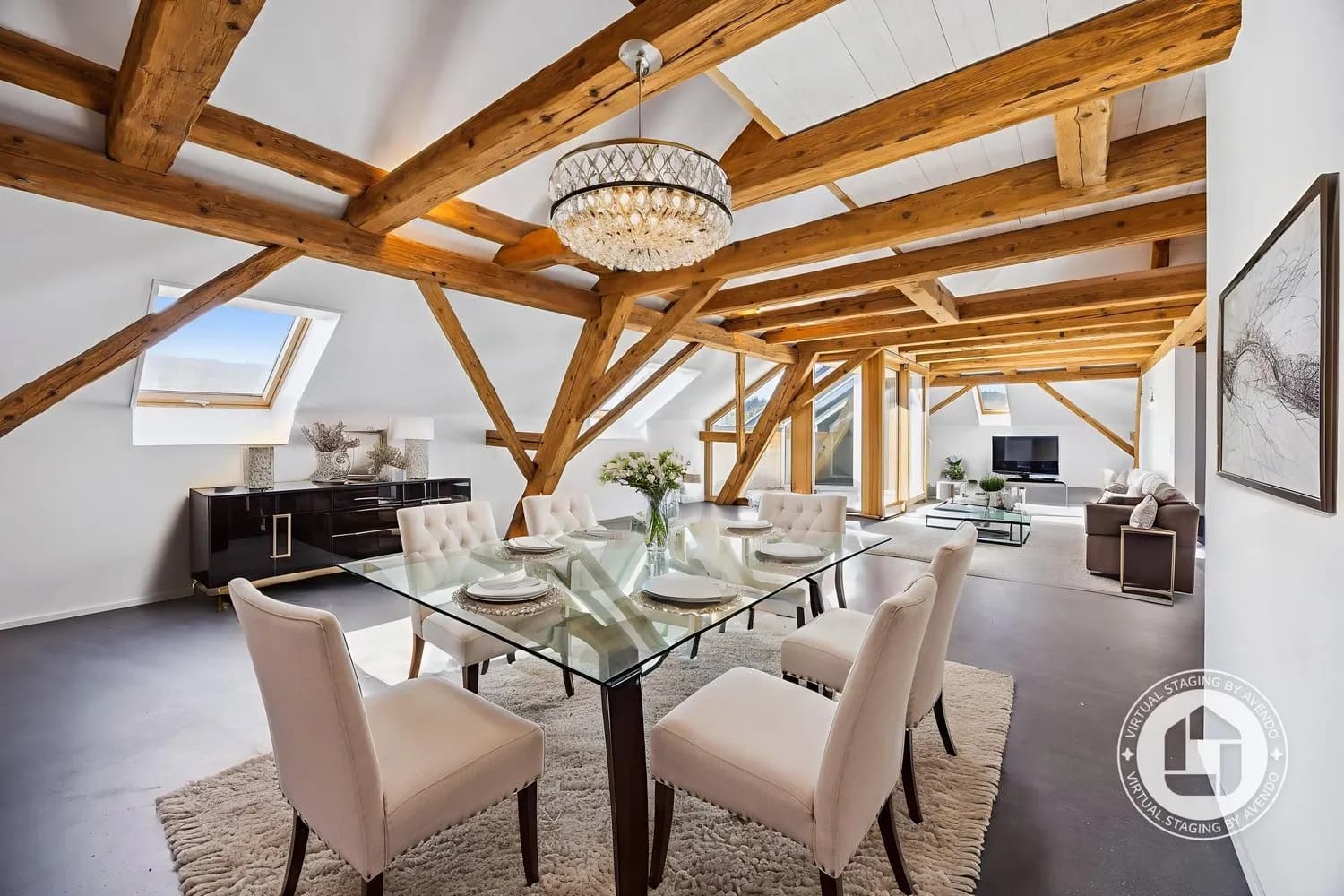 Exklusive 5.5-Zimmer-Dach-Maisonette mit Charme