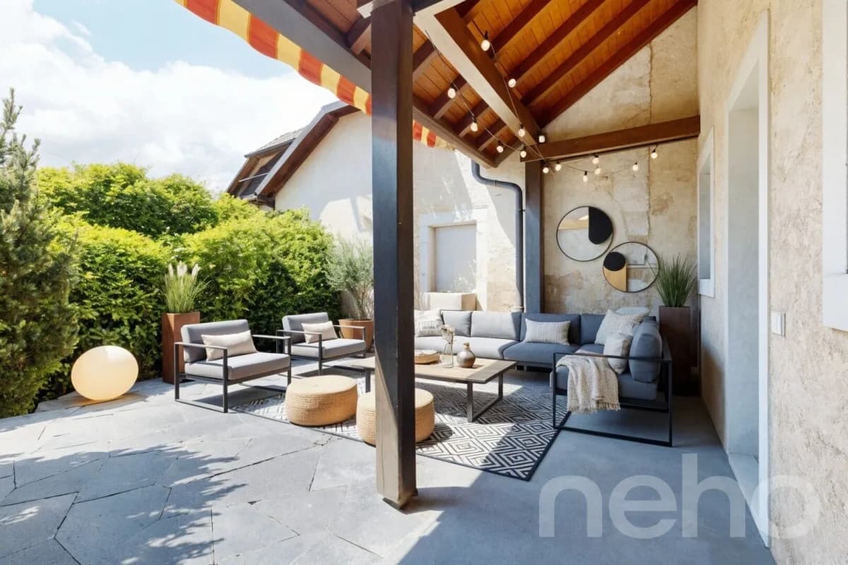 Charme et espace : maison avec vue dégagée sur Lac et montagnes