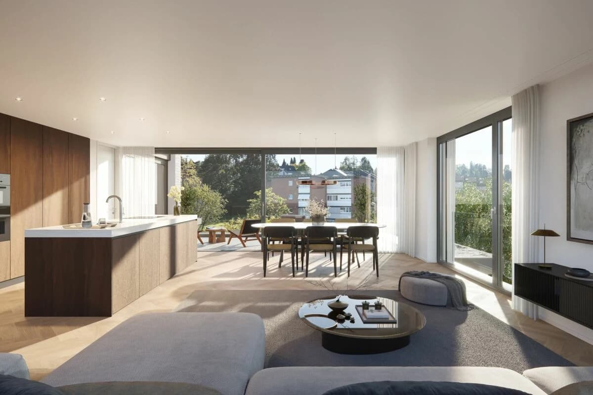 4.5-Zi. Wohnung mit fantastischer Weitsicht und zwei Balkone