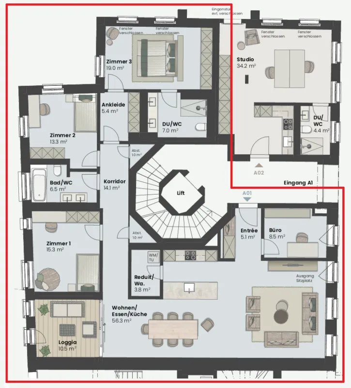 BAUSTART ERFOLGT! Landwohnen in Stadtnähe: Neubauwohnungen im Herzen des Dorfes Wermatswil