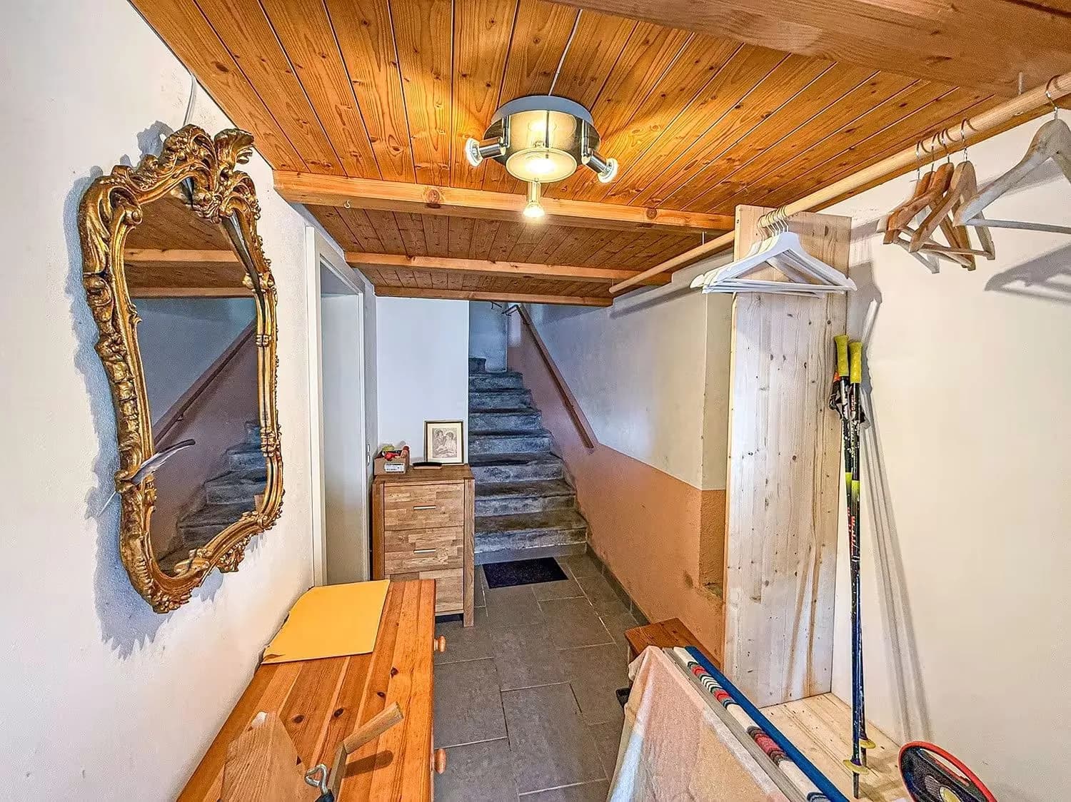 Charmantes Reihenhaus in Santa Maria Calanca mit Panoramablick