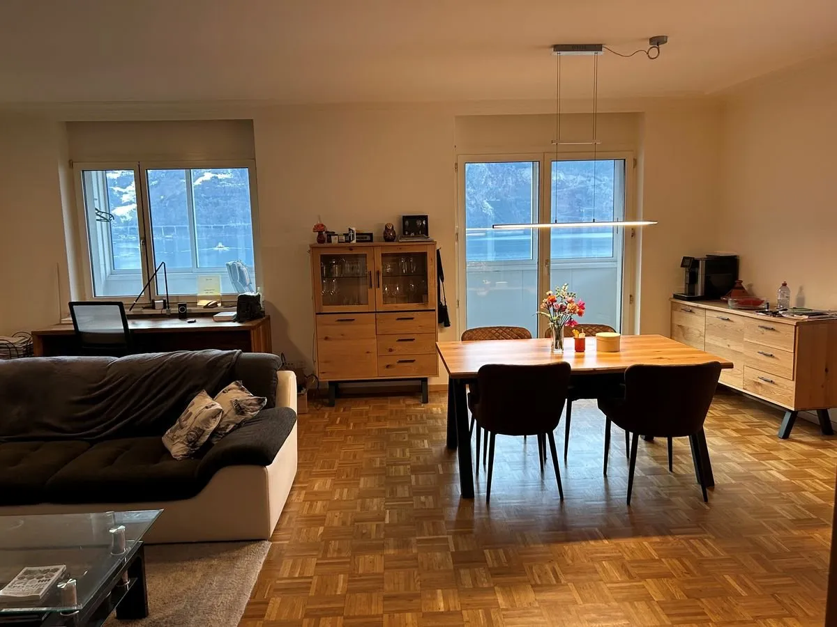 Möblierte 3.5 Zimmerwohnung mit Traumaussicht