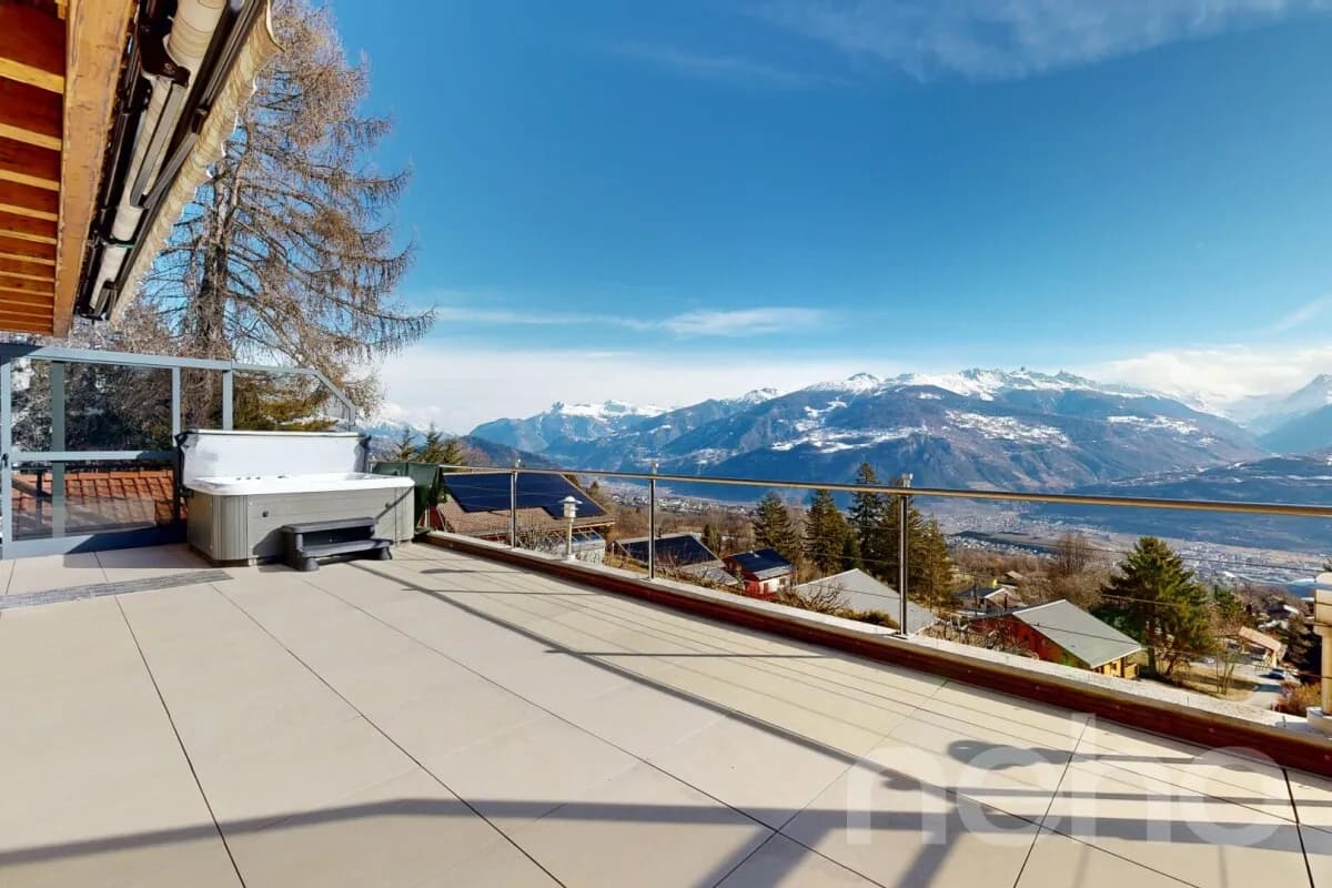 Magnifique chalet d?exception sur les hauteurs de Savièse