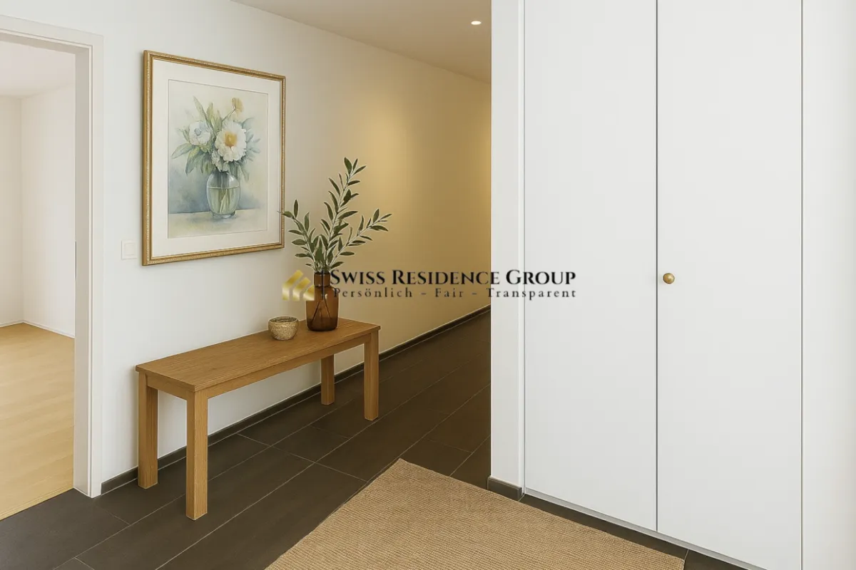 Schöne, ruhige Wohngegend mit Blick ins Grüne