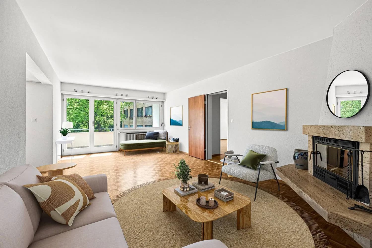 GROSSZÜGIGE WOHLFÜHL- WOHNUNG MIT CHEMINÉE IN LIESTAL
