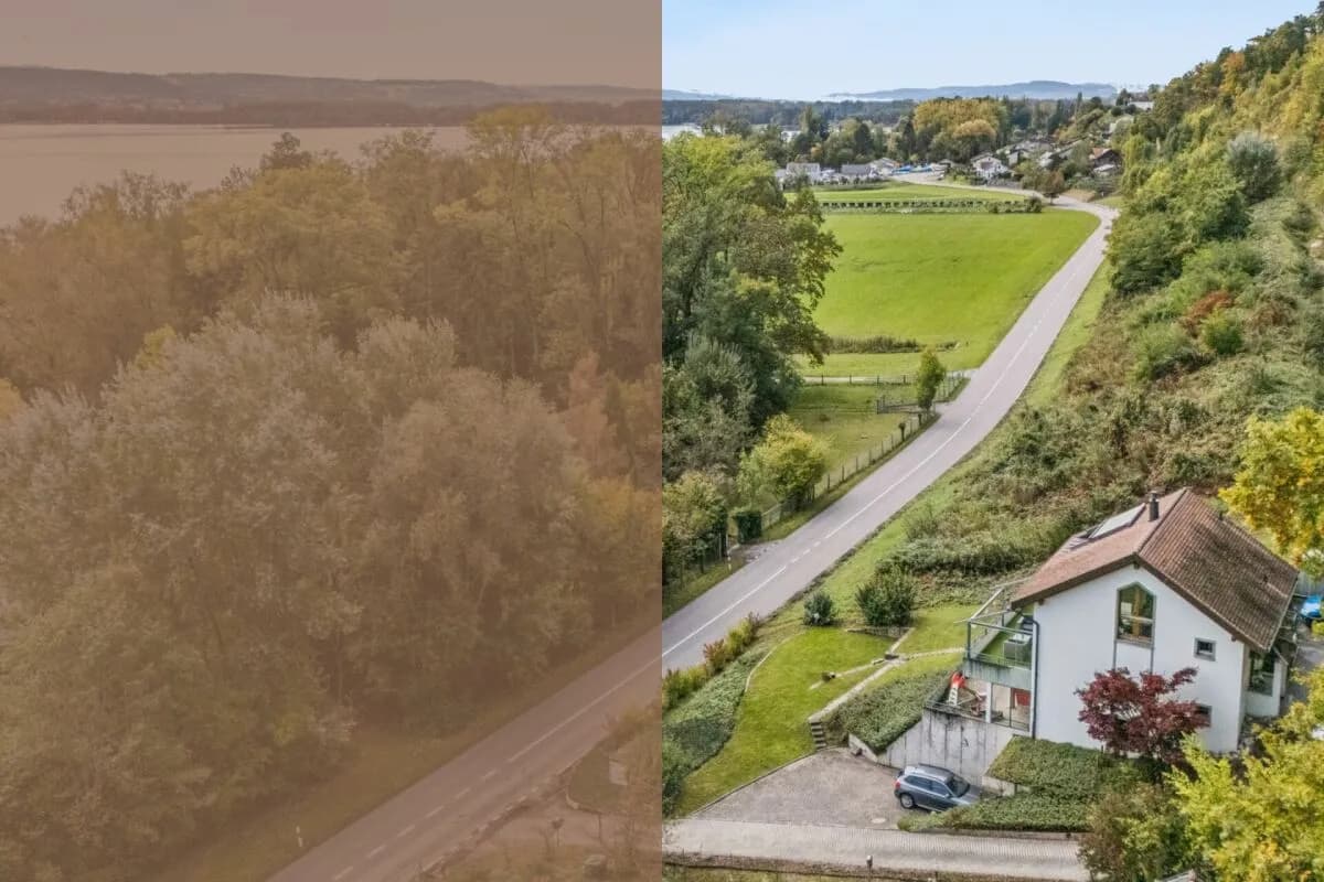 Freistehendes 5.5-Zimmer-Einfamilienhaus mit Seesicht