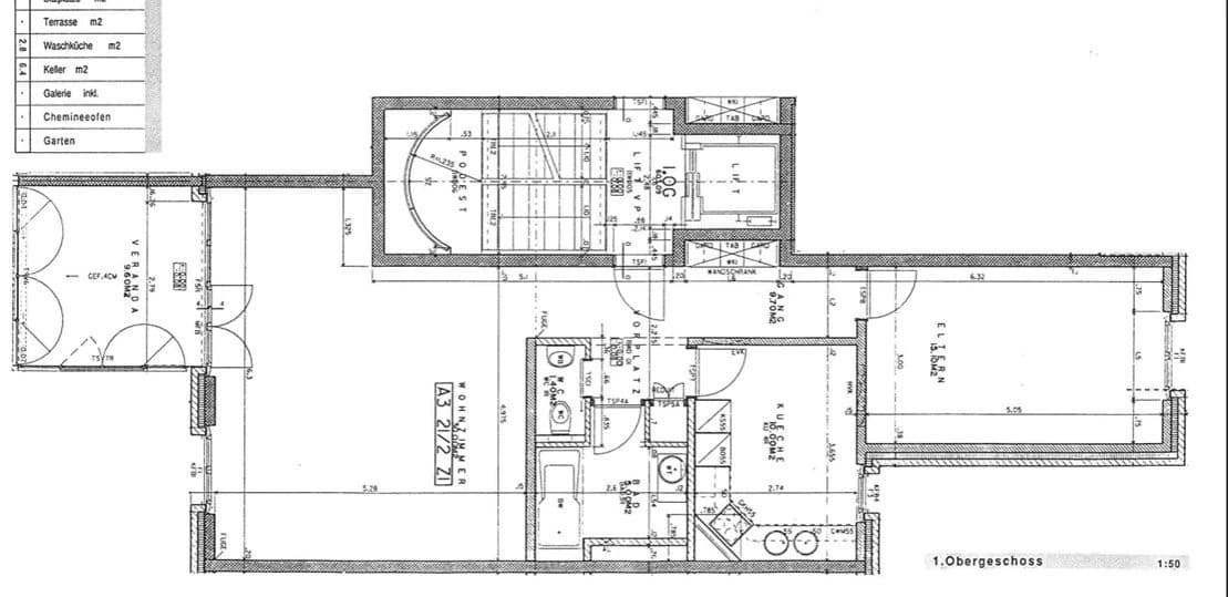 Helle 2.5- Zimmerwohnung à ca. 70m2