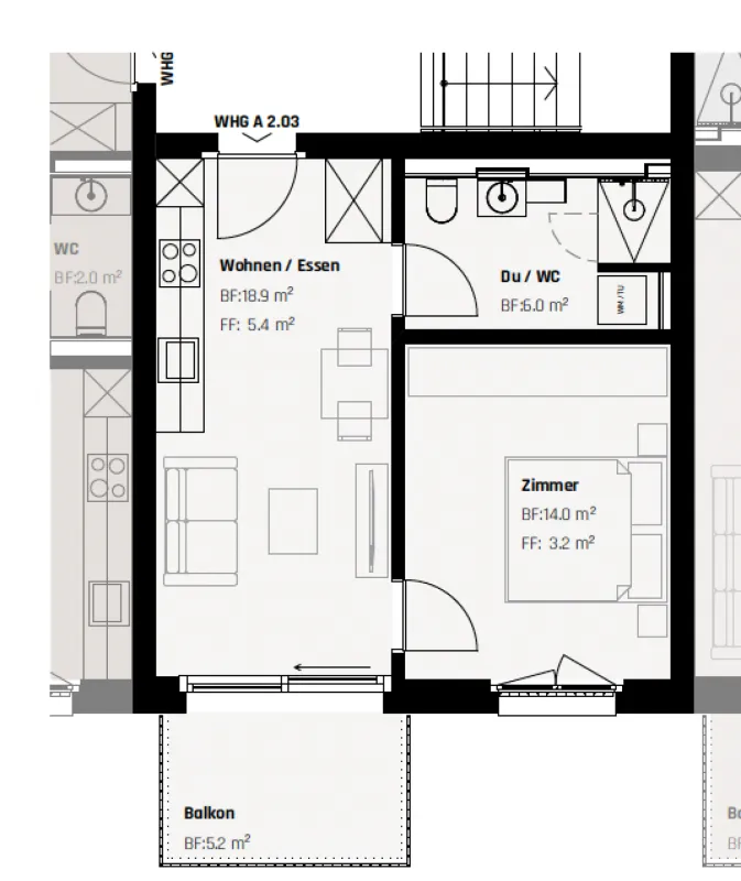 NEUBAU: Hochwertige 2.5-Zimmer Wohnung in exklusivem Neubauprojekt