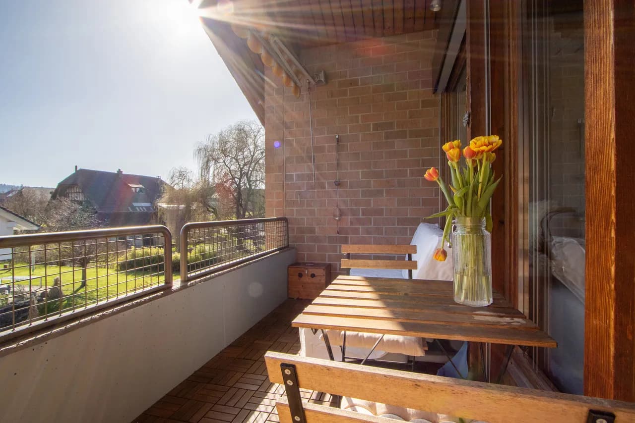 Geräumige 4.5-Zimmer-Dachwohnung in Kallnach