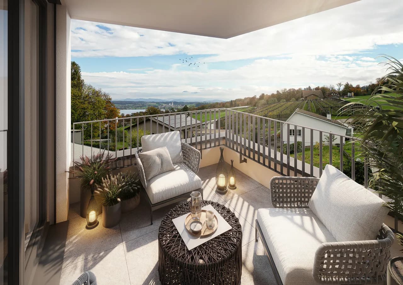 Neubauprojekt in Nottwil: EFH mit Attikaterrasse und Seesicht