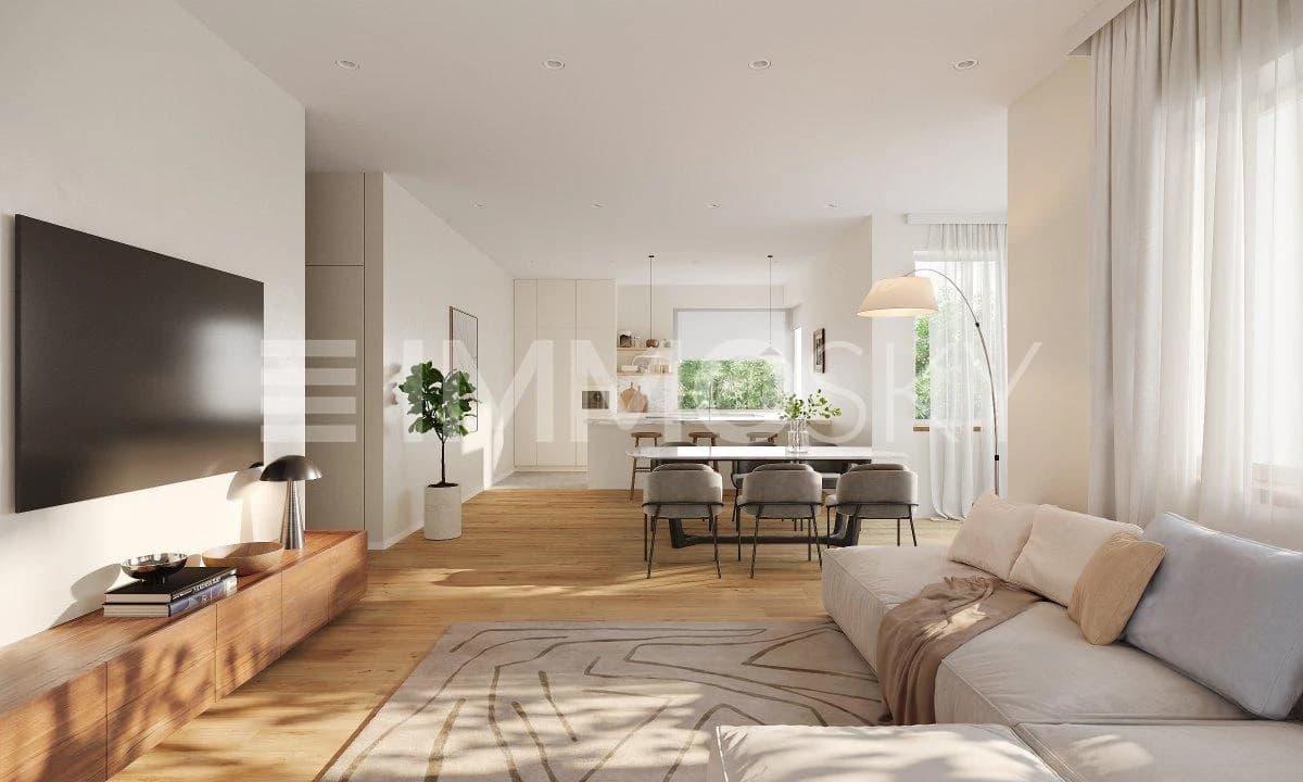 Elegante Gartenwohnung in Begleitung der Natur