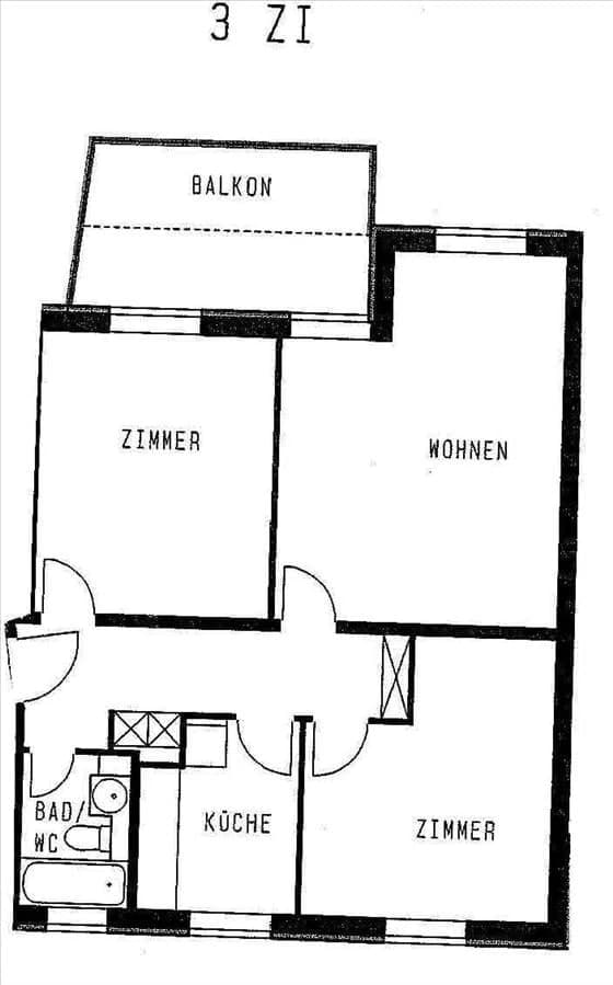 Heimelige 3-Zimmer Wohnung in 6-Familienhaus