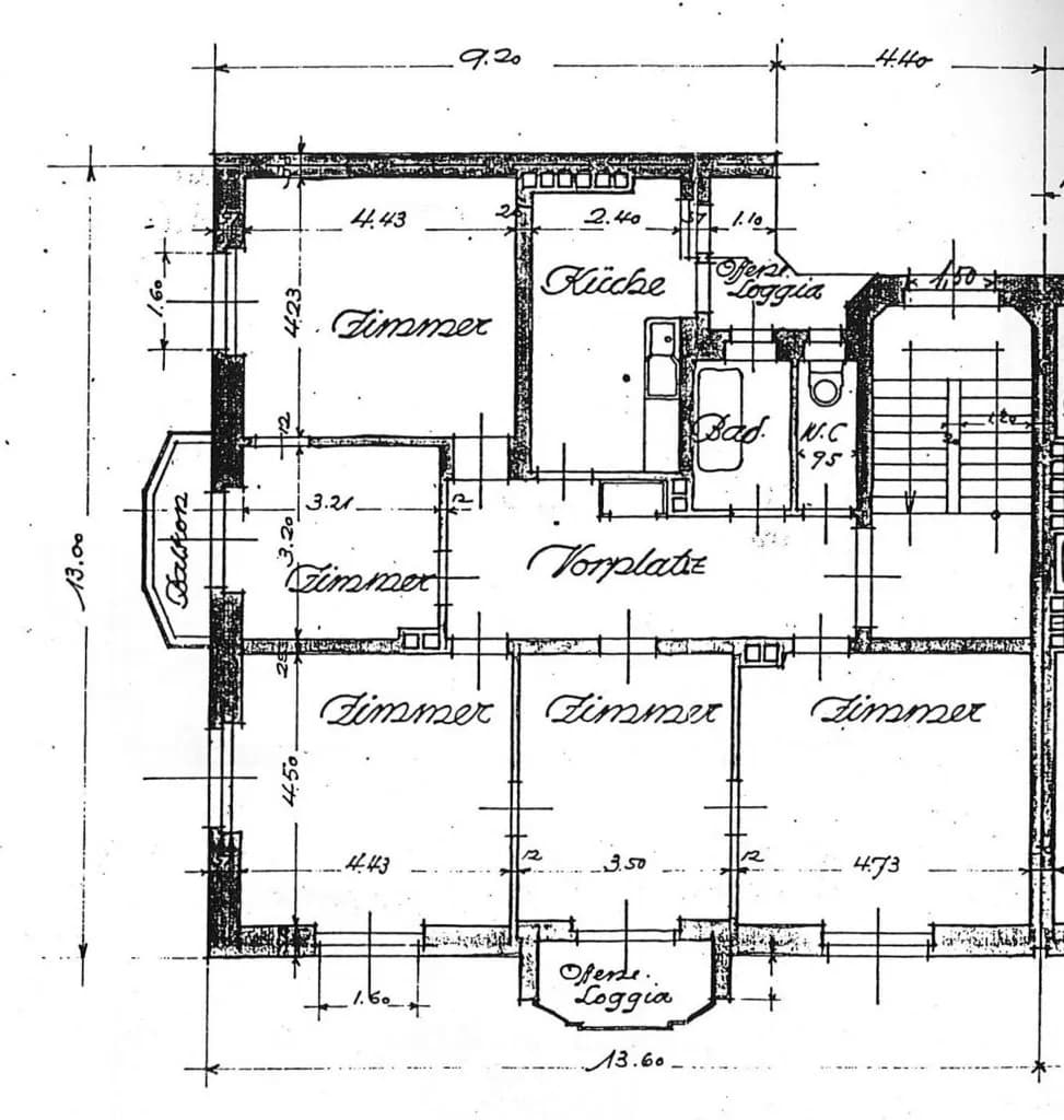 5.0 Zimmerwohnung an Top Lage mit 3 Balkone + neuer Küche
