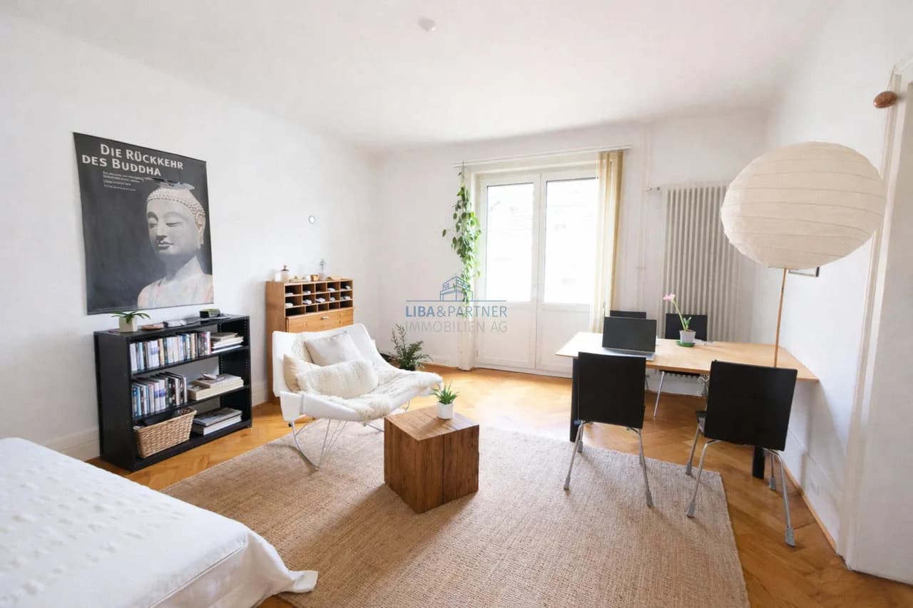 Charmante 3-Zimmeraltbauwohnung im beliebten St. Johann-Quartier