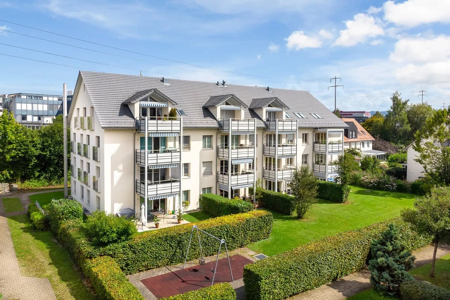 Wohnen mit Blick ins Grüne