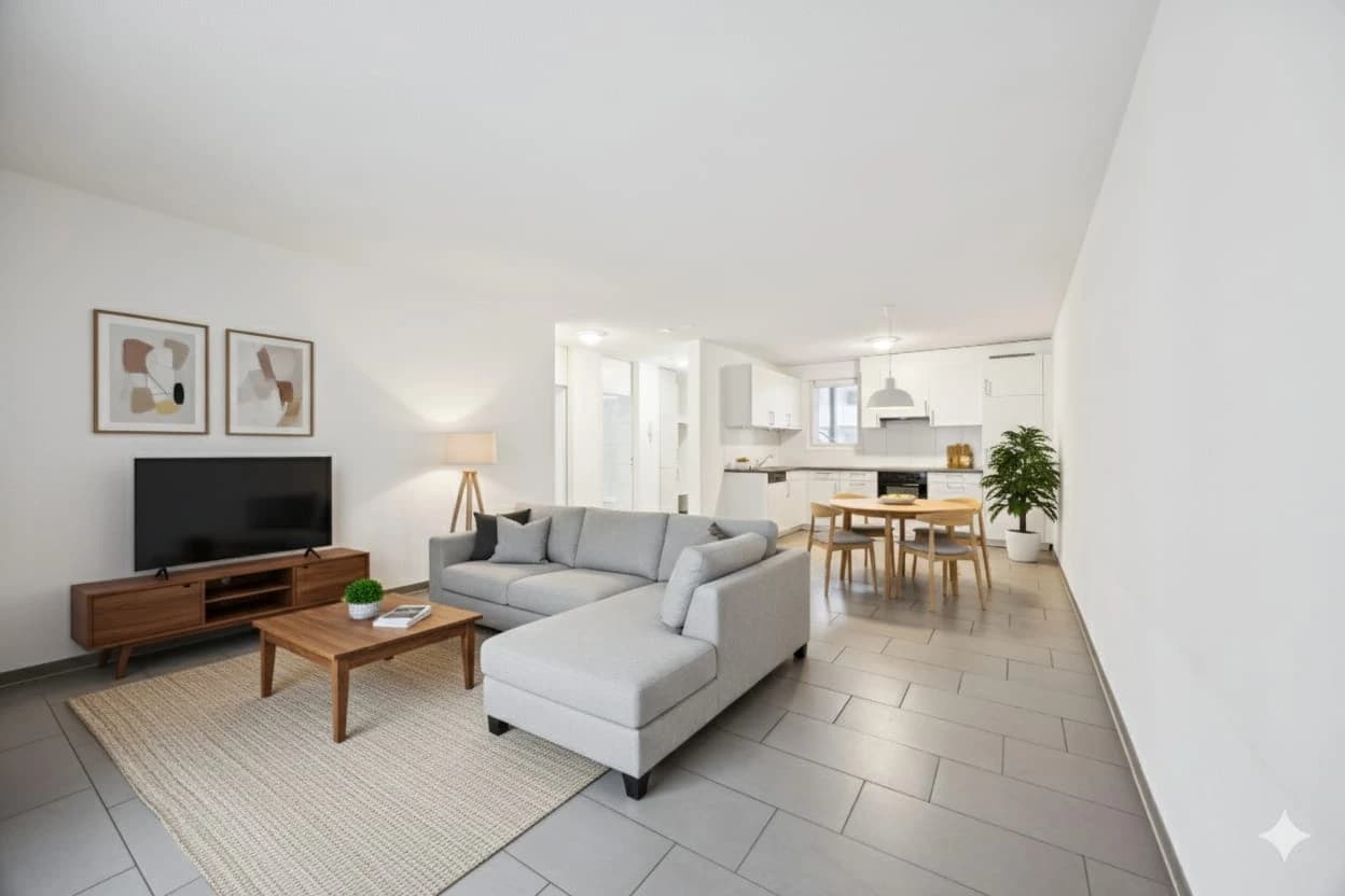 Helle 2.5-Zimmer-Wohnung mit grosser Terrasse!