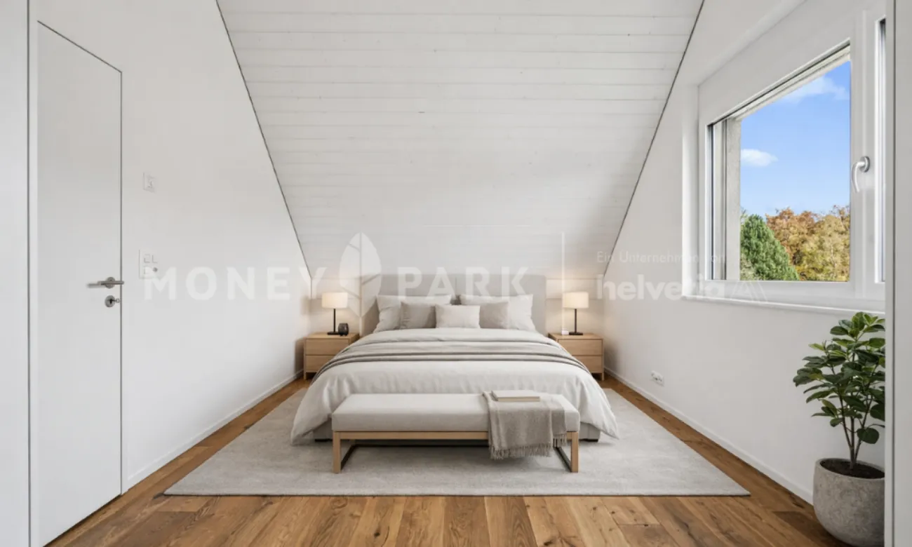 Wohnen über den Dächern von Bäretswil - moderne Maisonettewohnung mit traumhafter Weitsicht