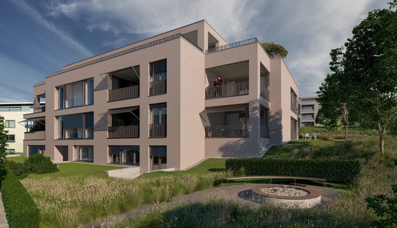 Neubauprojekt mit grosszügigen Mietwohnungen sowie Einstellhalle