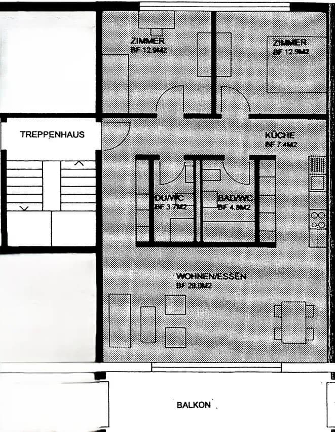3.5 Zimmer-Wohnung an schöner Lage